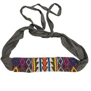 Johnny Was beaded toe waist belt